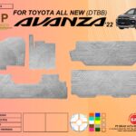 Karpet karet lantai mobil anti slip tahan lama